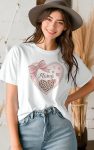 Elegant Pearl & Leopard Heart MAMA T-Shirt