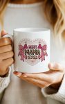 Pearl & Bow Heart BEST MAMA EVER Mug